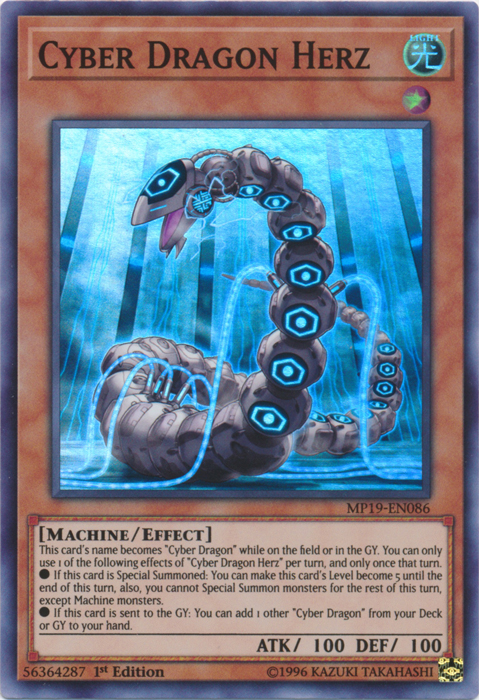 Cyber Dragon Herz [MP19-EN086] Super Rare | North Game Den