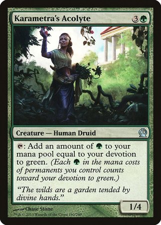 Karametra's Acolyte [Theros] | North Game Den