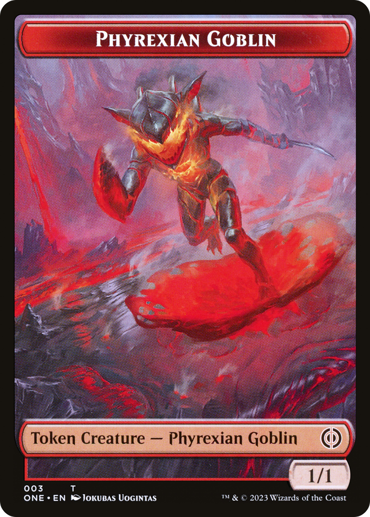 Phyrexian Goblin Token [Phyrexia: All Will Be One Tokens] | North Game Den