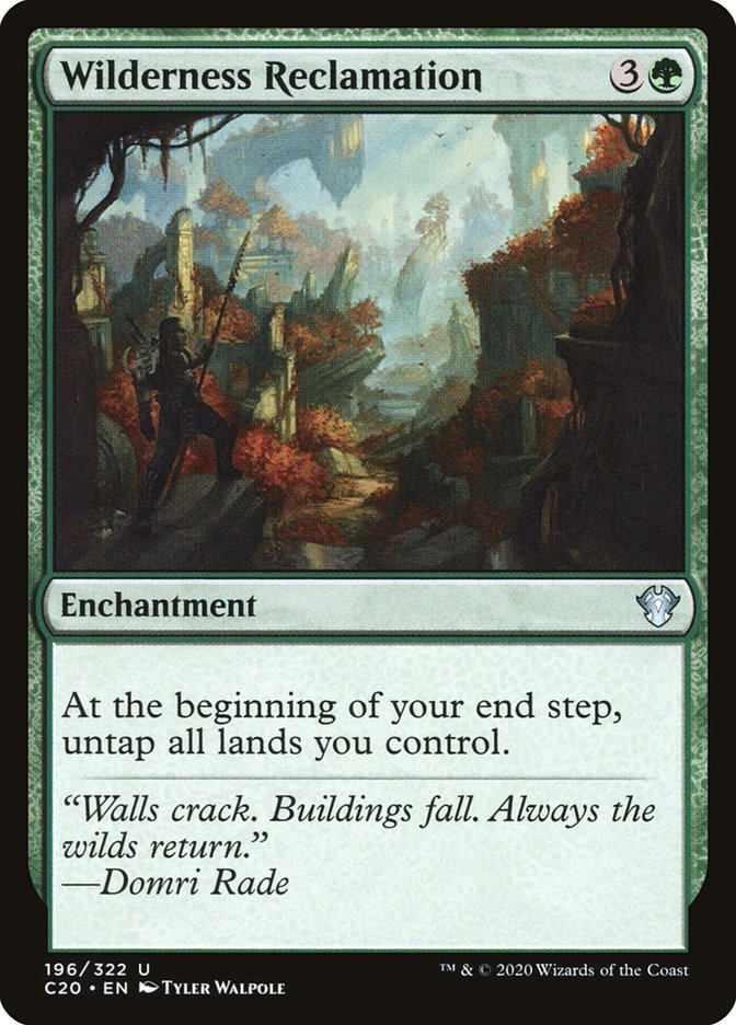 Wilderness Reclamation [Commander 2020] | North Game Den