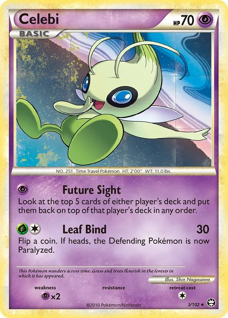 Celebi (3/102) (Movie Exclusive) [HeartGold & SoulSilver: Triumphant] | North Game Den