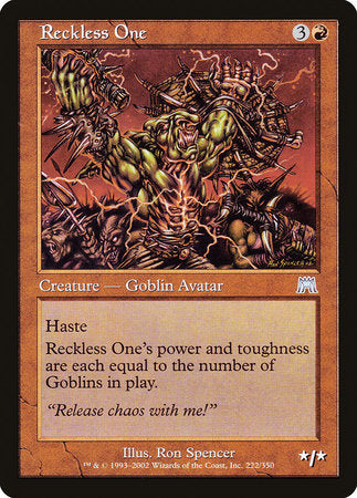 Reckless One [Onslaught] | North Game Den