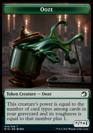 Ooze Token [Innistrad: Midnight Hunt Tokens] | North Game Den