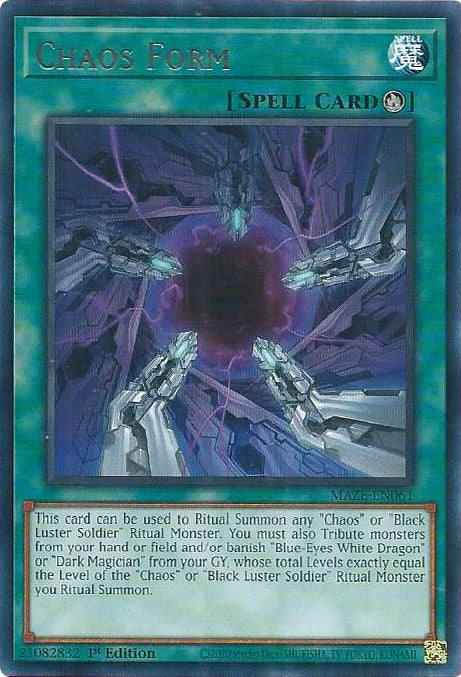 Chaos Form [MAZE-EN061] Rare | North Game Den