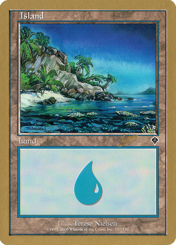 Island (rl337a) (Raphael Levy) [World Championship Decks 2002] | North Game Den