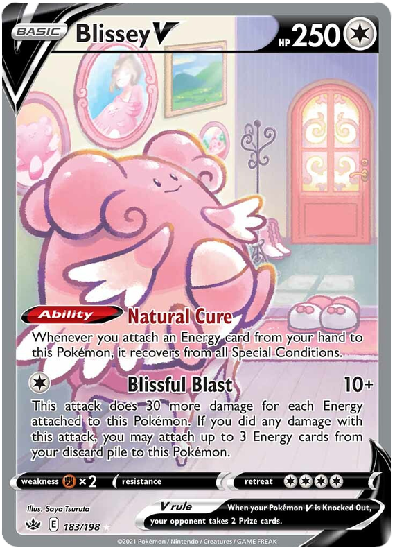 Blissey V (183/198) [Sword & Shield: Chilling Reign] | North Game Den