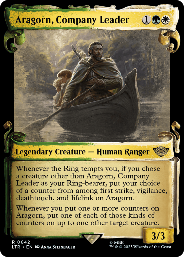 Aragorn, Company Leader [The Lord of the Rings: Tales of Middle-Earth Showcase Scrolls] | North Game Den