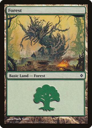 Forest (174) [New Phyrexia] | North Game Den