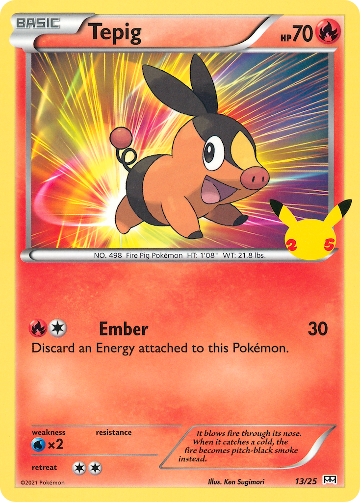 Tepig (13/25) [McDonald's 25th Anniversary] | North Game Den