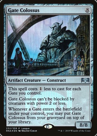 Gate Colossus [Ravnica Allegiance Promos] | North Game Den