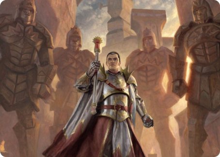 General Ferrous Rokiric Art Card [Modern Horizons 2 Art Series] | North Game Den