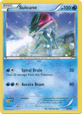 Suicune (14/30) [XY: Trainer Kit 3 - Suicune] | North Game Den