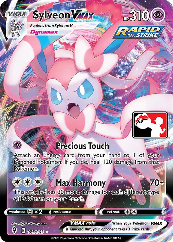 Sylveon VMAX (075/203) [Prize Pack Series One] | North Game Den