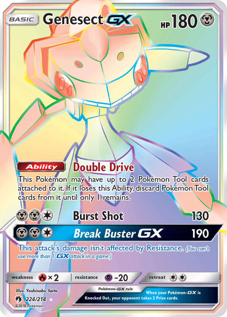 Genesect GX (224/214) [Sun & Moon: Lost Thunder] | North Game Den