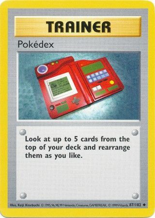 Pokedex (87/102) [Base Set Shadowless Unlimited] | North Game Den