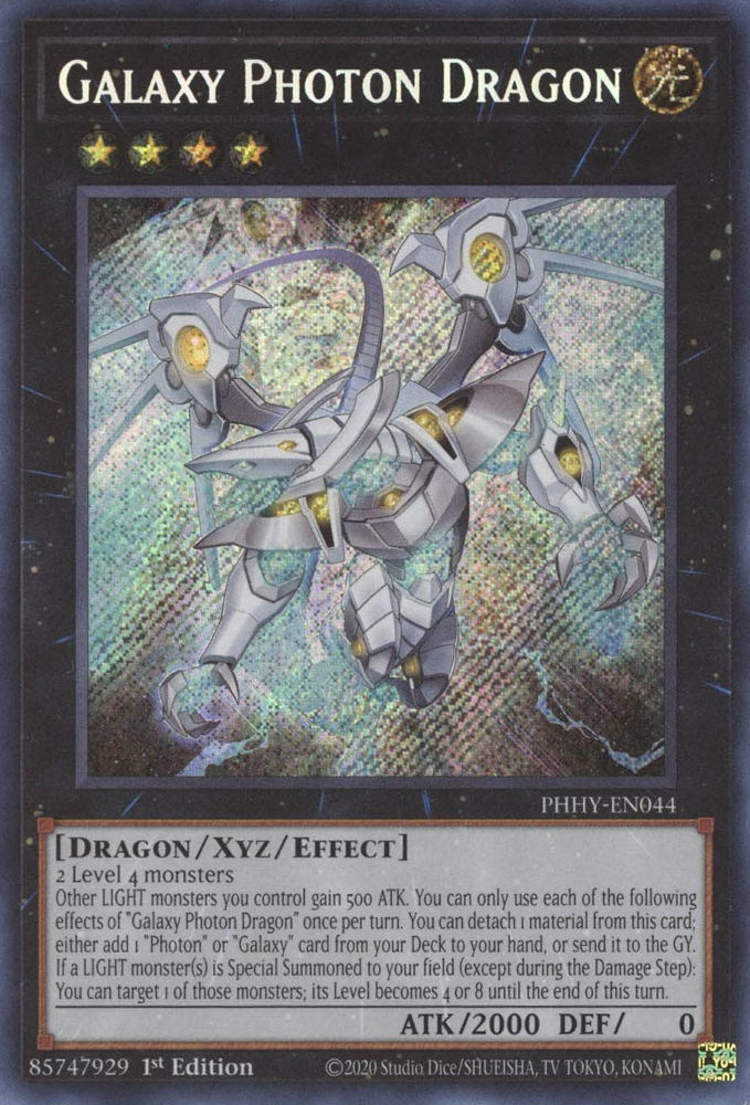 Galaxy Photon Dragon [PHHY-EN044] Secret Rare | North Game Den