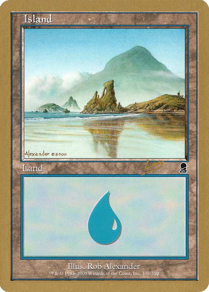 Island (rl338) (Raphael Levy) [World Championship Decks 2002] | North Game Den