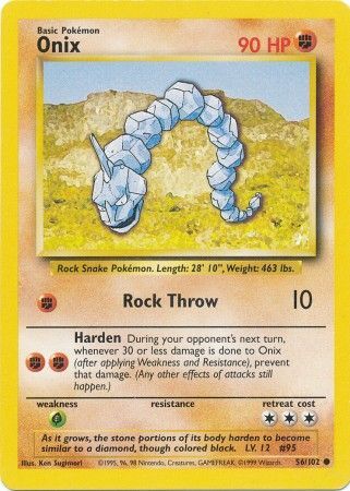 Onix (56/102) [Base Set Unlimited] | North Game Den