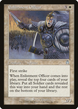 Enlistment Officer [Apocalypse] | North Game Den