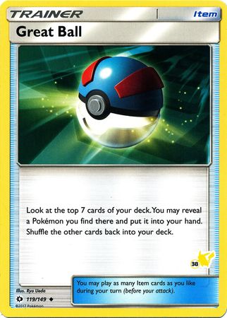 Great Ball (119/149) (Pikachu Stamp #38) [Battle Academy 2020] | North Game Den