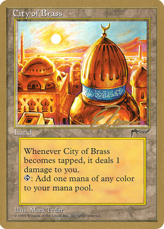City of Brass (Eric Tam) [Pro Tour Collector Set] | North Game Den