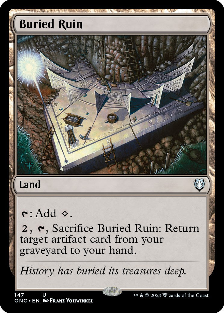 Buried Ruin [Phyrexia: All Will Be One Commander] | North Game Den