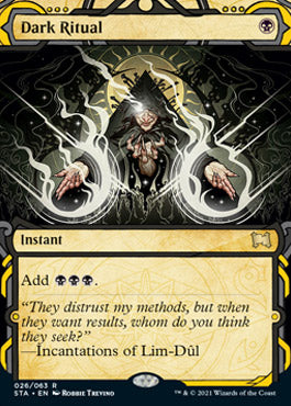 Dark Ritual  (Etched Foil) [Strixhaven Mystical Archive] | North Game Den