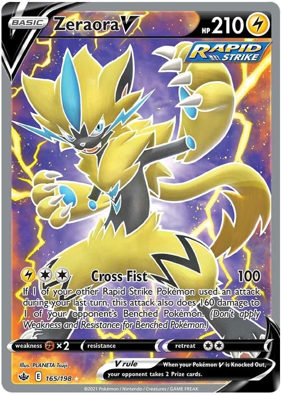 Zeraora V (165/198) [Sword & Shield: Chilling Reign] | North Game Den