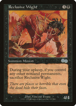 Reclusive Wight [Urza's Saga] | North Game Den