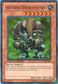 Green Baboon, Defender of the Forest [CT07-EN010] Super Rare | North Game Den