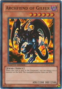 Archfiend of Gilfer [CT07-EN014] Super Rare | North Game Den