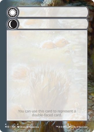 Helper Card (4/9) [Innistrad: Midnight Hunt Tokens] | North Game Den