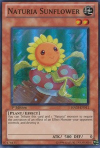 Naturia Sunflower [HA03-EN011] Super Rare | North Game Den