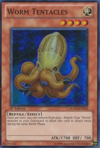 Worm Tentacles [HA03-EN023] Super Rare | North Game Den