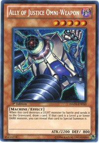 Ally of Justice Omni-Weapon [HA03-EN050] Secret Rare | North Game Den