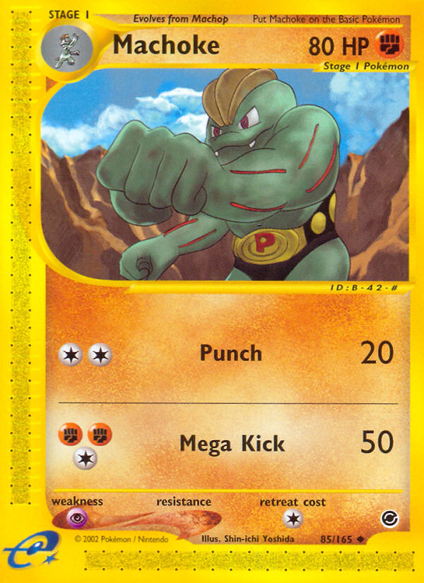 Machoke (85/165) [Expedition: Base Set] | North Game Den