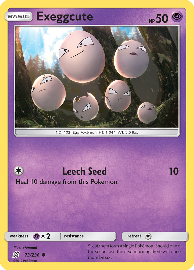 Exeggcute (73/236) [Sun & Moon: Unified Minds] | North Game Den