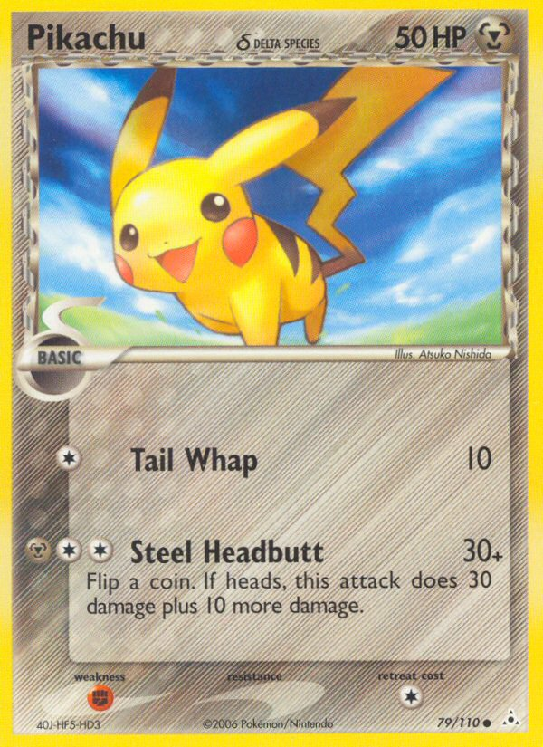 Pikachu (79/110) (Delta Species) [EX: Holon Phantoms] | North Game Den
