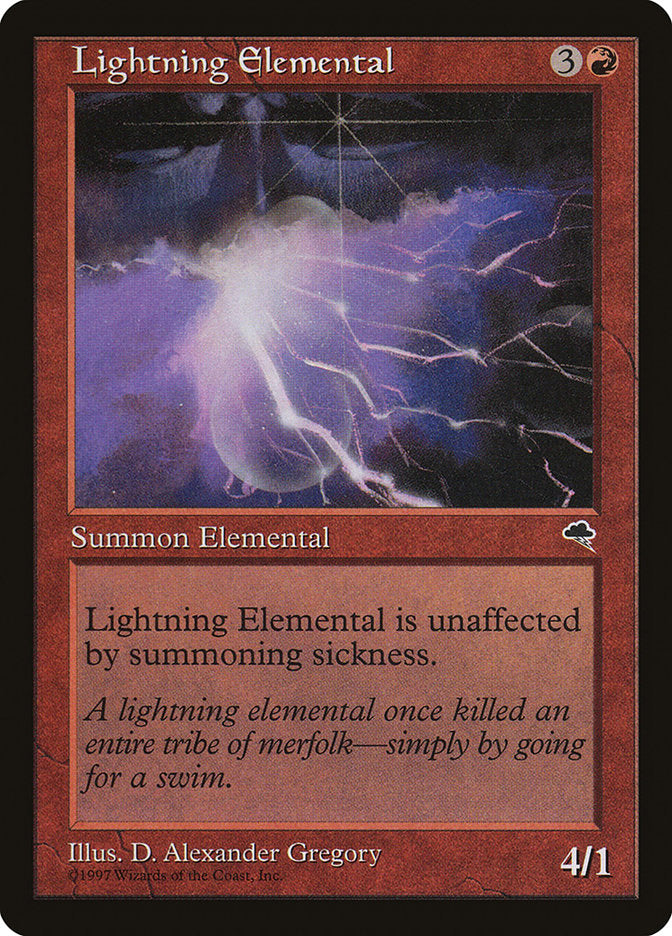 Lightning Elemental [Tempest] | North Game Den