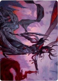 Drana, the Last Bloodchief Art Card [Zendikar Rising Art Series] | North Game Den