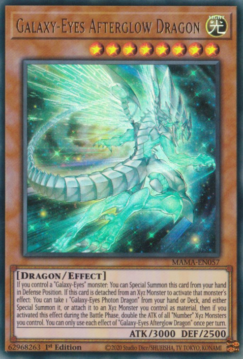 Galaxy-Eyes Afterglow Dragon [MAMA-EN057] Ultra Rare | North Game Den