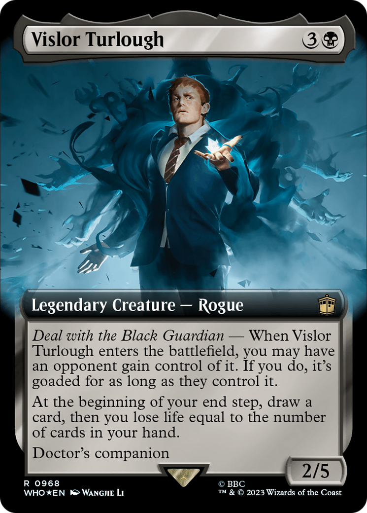 Vislor Turlough (Extended Art) (Surge Foil) [Doctor Who] | North Game Den