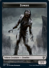 Zombie // Horror Token [Commander 2021 Tokens] | North Game Den
