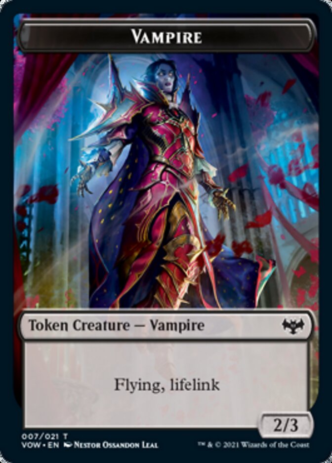 Vampire Token (007) [Innistrad: Crimson Vow Tokens] | North Game Den