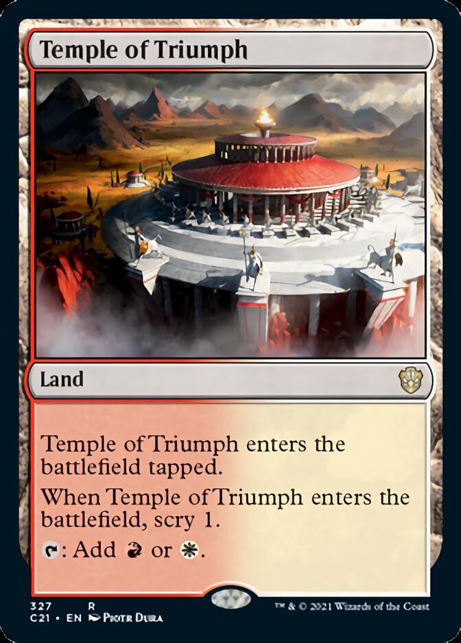 Temple of Triumph [Commander 2021] | North Game Den