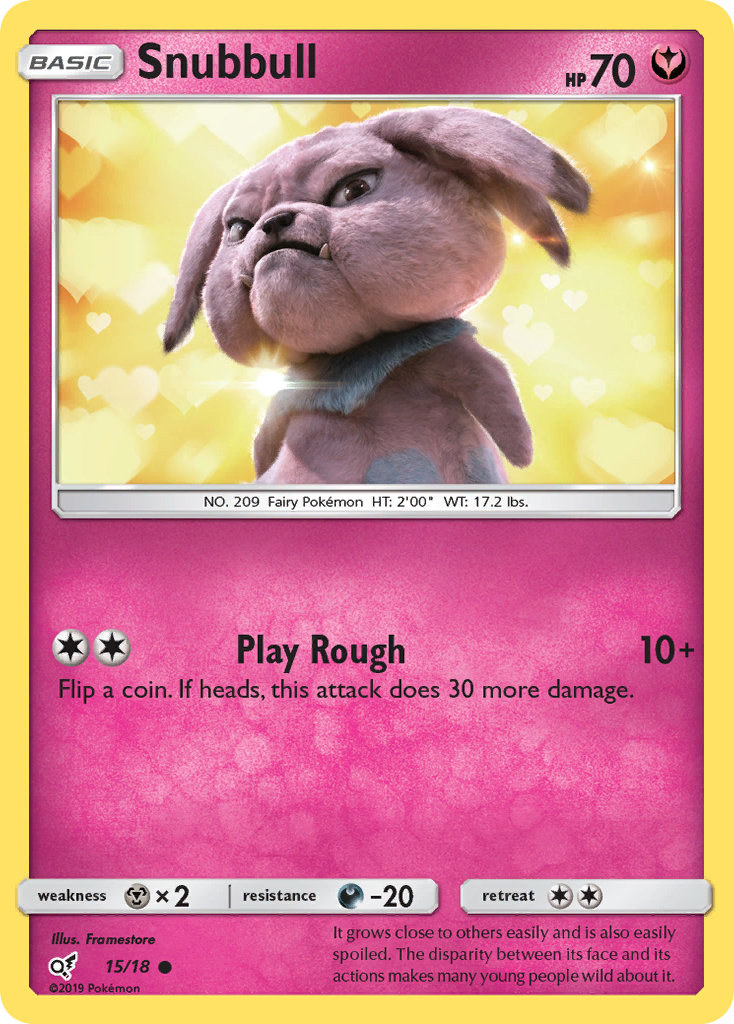 Snubbull (15/18) [Sun & Moon: Detective Pikachu] | North Game Den