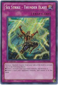 Six Strike - Thunder Blast [STOR-EN089] Secret Rare | North Game Den