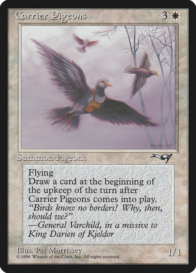 Carrier Pigeons (Flying Art) [Alliances] | North Game Den