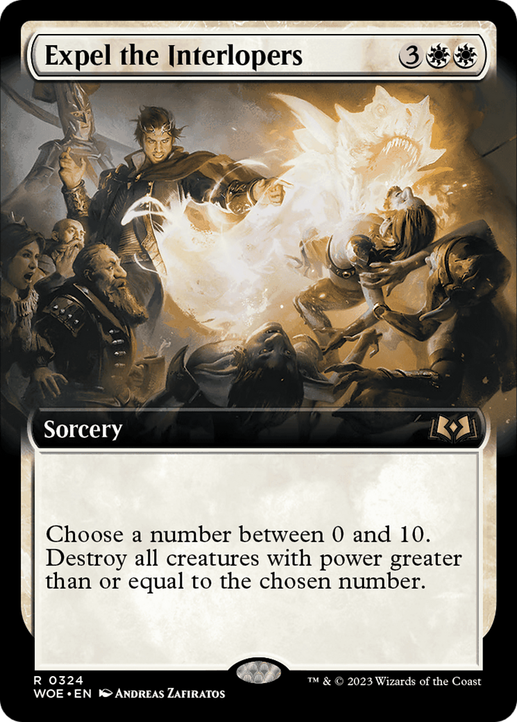 Expel the Interlopers (Extended Art) [Wilds of Eldraine] | North Game Den