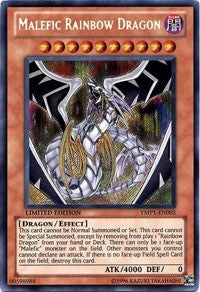 Malefic Rainbow Dragon [YMP1-EN005] Secret Rare | North Game Den